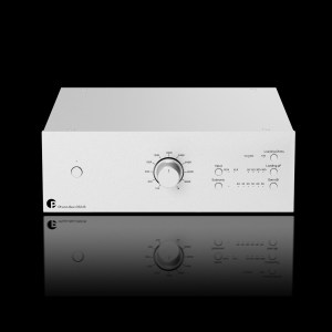 PhonoBoxDS3B-15 in white frontview inputs