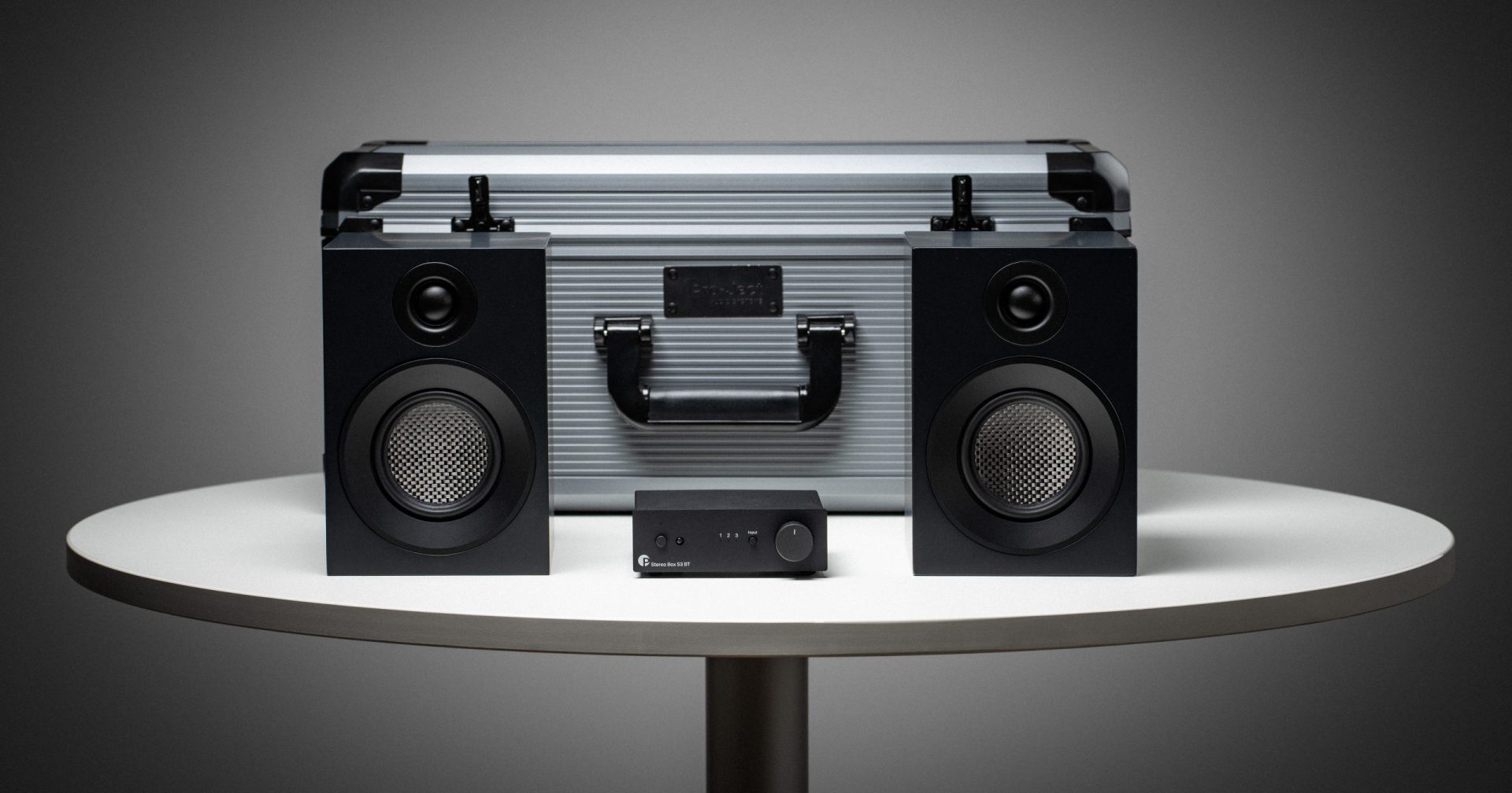 Travel set suitcase black